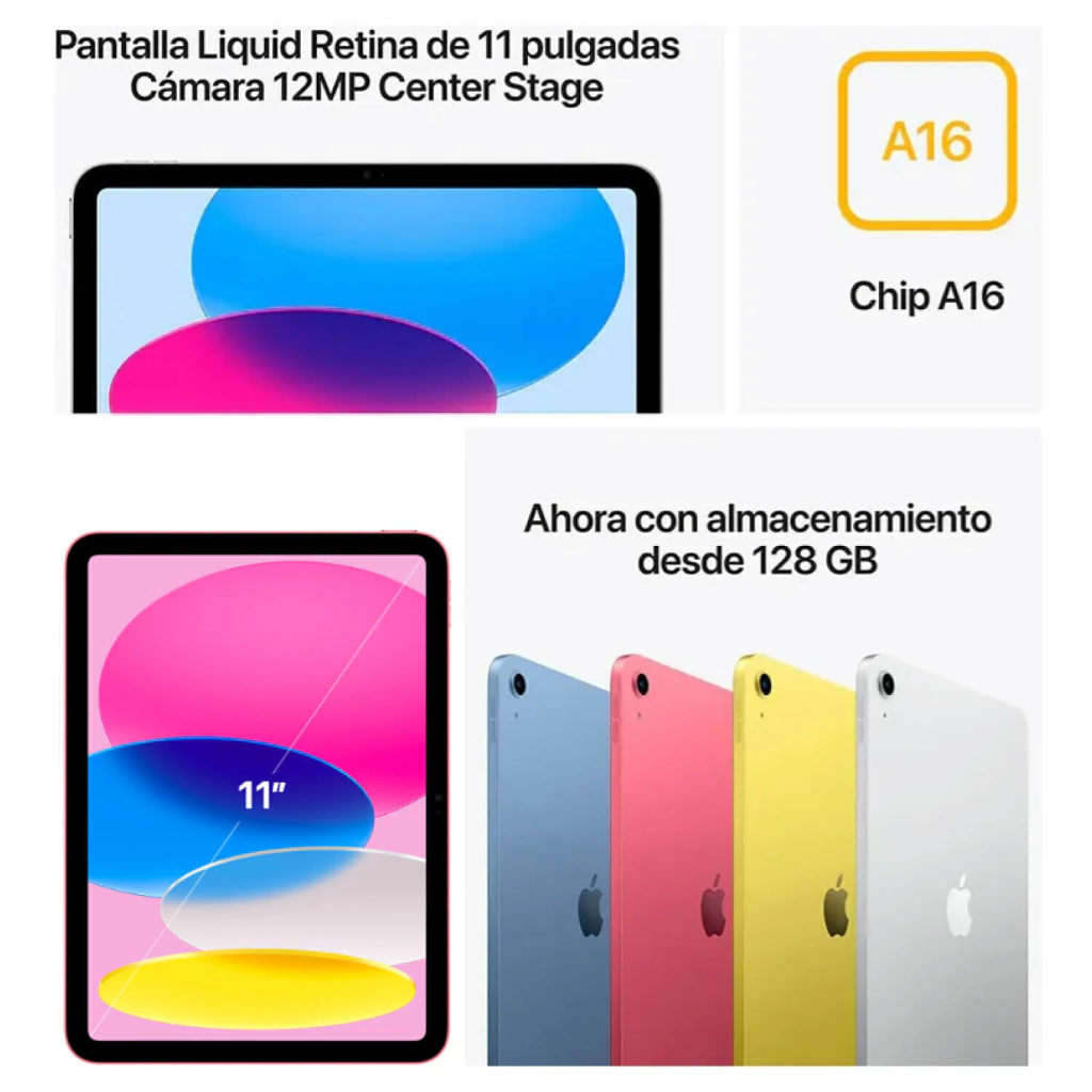 iPad 11 128GB 10.9" Chip A16 - Imagen 8